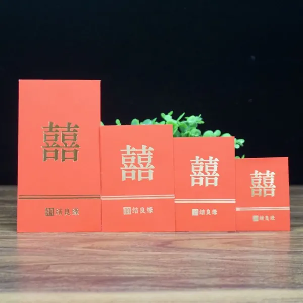 책상 밖 세상 미니지갑 박스 한식 경축 결혼피로연 신부 결혼기념일 몫 돈 레드가방 트럼펫 예 큐트 답례했다, 중간사이즈 박스 （40 개 좌우 ）, 스트라이프 단가라 희자 레드가방