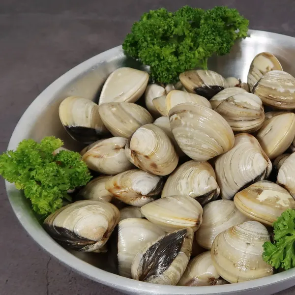 생선생 해감 완료 간편한 냉동 백합 조개 2kg 2팩 1kg