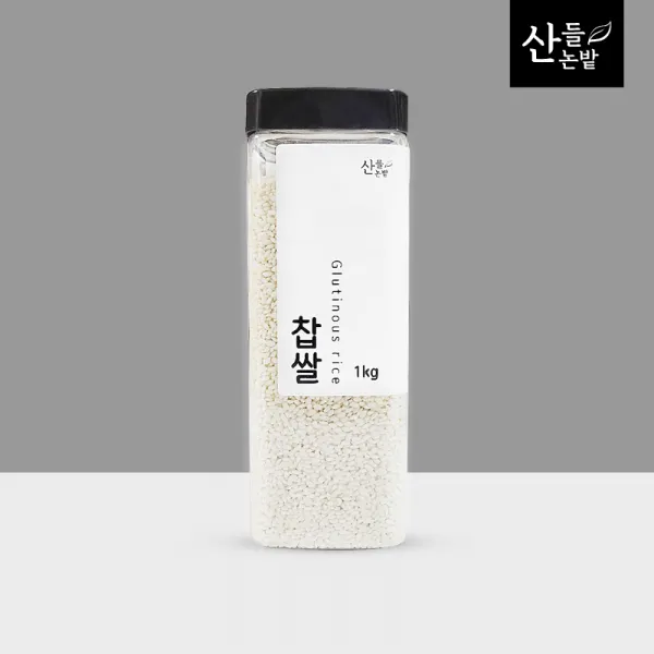 산들논밭 국산 찹쌀 1kg, 1개, 국산찹쌀 1kg