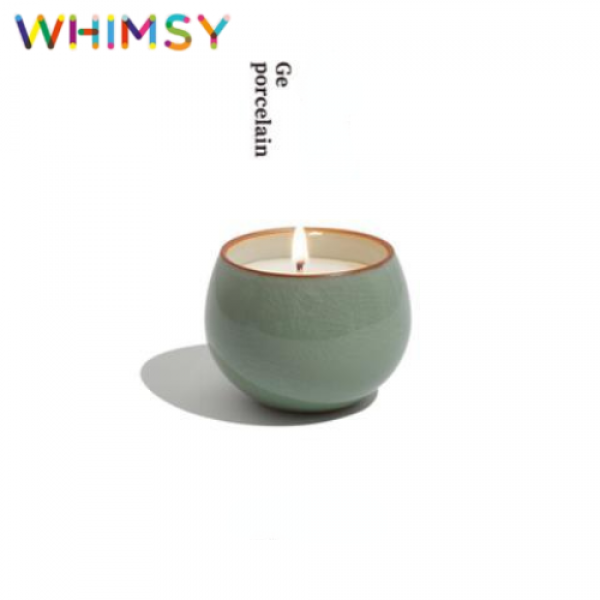 우임지 whimsy 자캔들 컵캔들 가정용 침실 영속하다 향을 남기다 향기 잠을 돕다 마음을 안정시키다 LZ623, 우롱차  75g