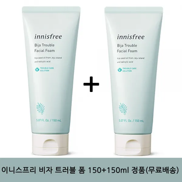 이니스프리 비자 트러블 훼이셜 폼, 150ml, 2개