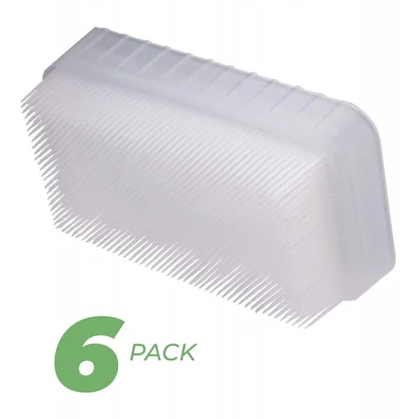 Wilbarger Therapy Brush 6 Pack – 감각 브러싱을위한 작업 치료를위한 테라 압력 브러시 – 패트리샤 Wilbarger가, 단일상품