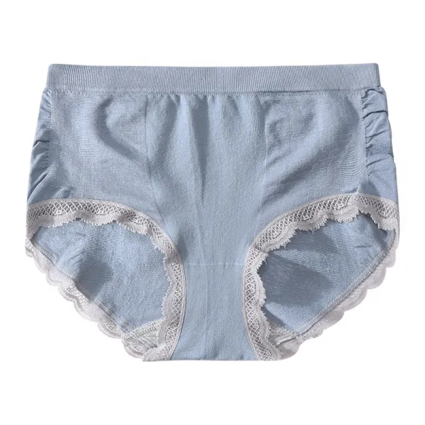 여성 배기 밑구멍 미디웨스트 심플 헴라인 소프트 빅사이즈 힙랩 소녀 삼각팬티