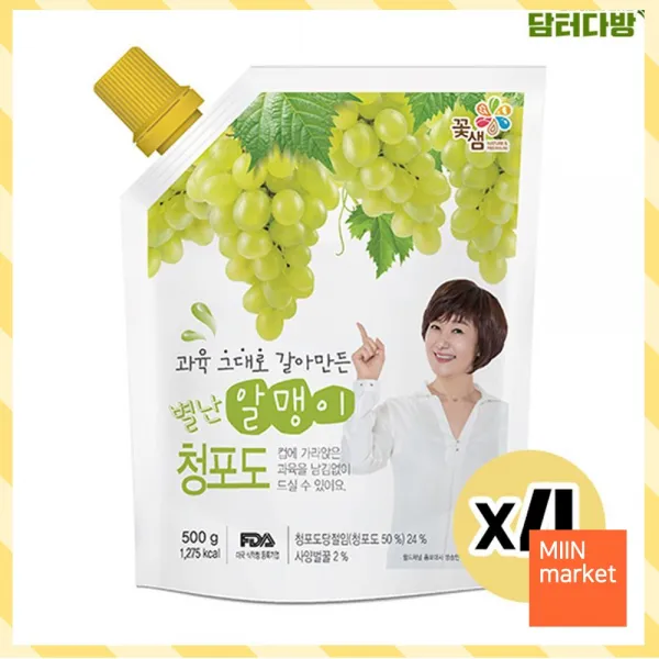 갈아만든 액상 청포토 500gX4 과육 에이드 카페음료