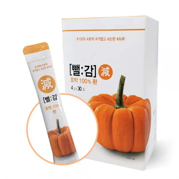 [오가닉파머스] 호박환 무농약호박 호박건조 산모붓기 다이어트 이뇨작용 간편한 채소환, 4gX30포