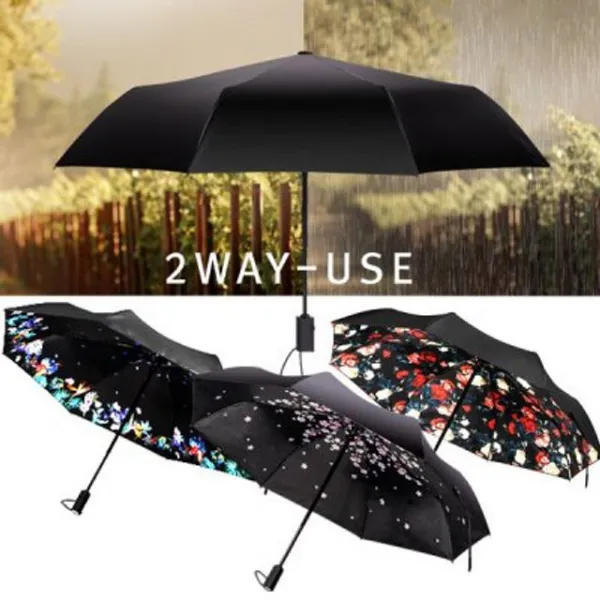 Uv차단 양산 겸용 우산 양우산 2단 접이식 나노방수