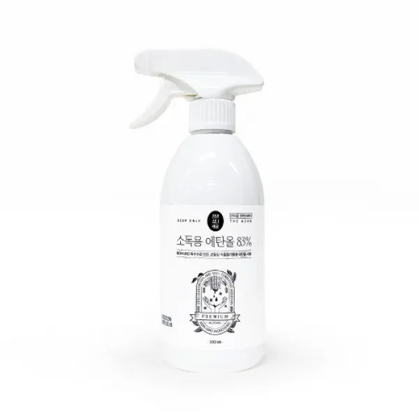 정말싫다 소독 에탄올 500ml, 1개