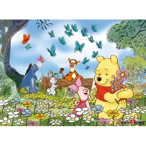 500피스 직소퍼즐 곰돌이 푸우 꽃밭에서 해바라기 블록 만들기 수집품 상세페이지참조 상세페이지참조 