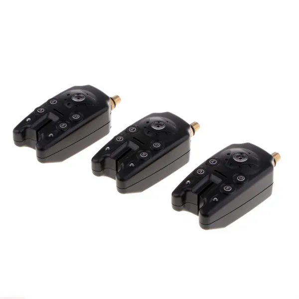 ZLD 상자 소리 \u0026 빛 경보를 가진 3pcs 무선 LED 어업 물린 경보 경고 세트