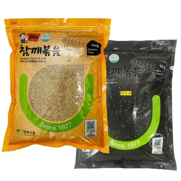 볶음참깨 검정깨볶음 1kg Cjb001 1 볶음참깨 1kg