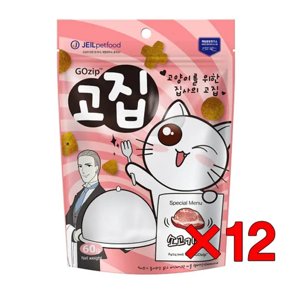 고집 소고기맛 60g 특가할인12개묶음 12개