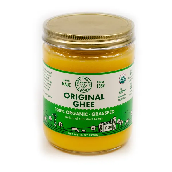 [퓨어 인디언푸드]유기농 목초사육 기버터 398g, 단품, 396.89ml