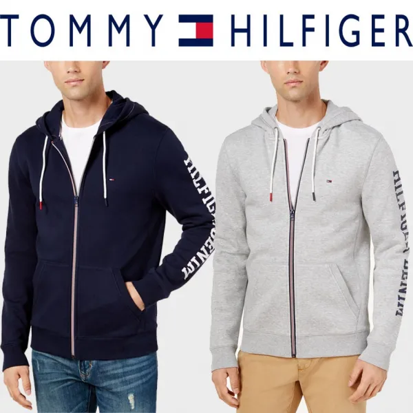 [미국] 정품 타미힐피거 Tommy Hilfiger 남자 로고 후드집업