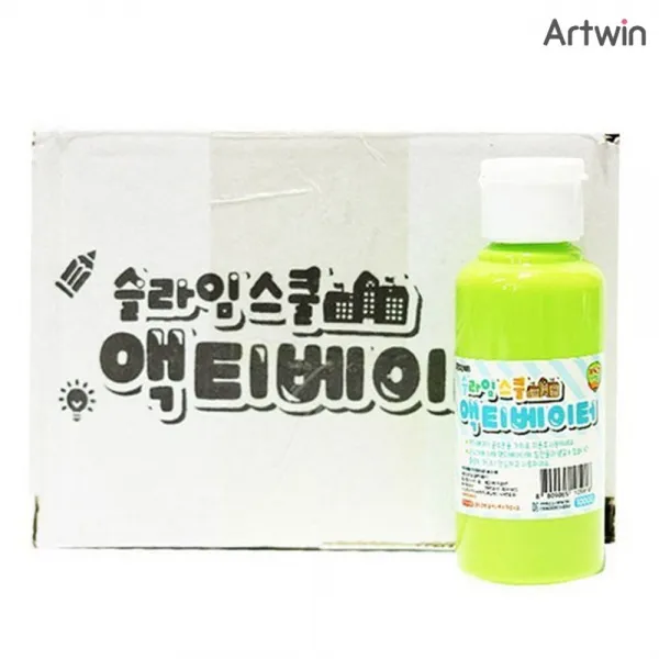 슬라임스쿨액티베이터BOX(12) 액티베이터 액티 슬라임만들기 DIY 만들기재료 액괴 액체괴물 문구 아트윈, 단품