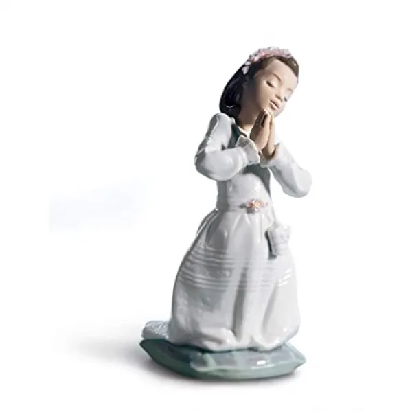 EOM LLADRÓ 영성체기도 소녀 입상. 도자기 친교 그림. - E09840002XIRGE2, 기본