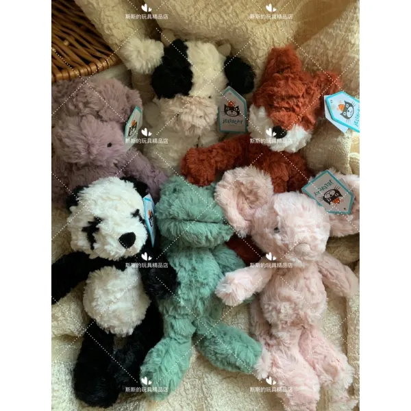 피파피규어 영국 JELLYCATSQUIGGLE 생산중지 롤 복 계열 젓소 본명 년 털 인형 공공의 어린 3107014163, 팬시 23CM 상패, 중얼거리다 계열 mumble 베이지