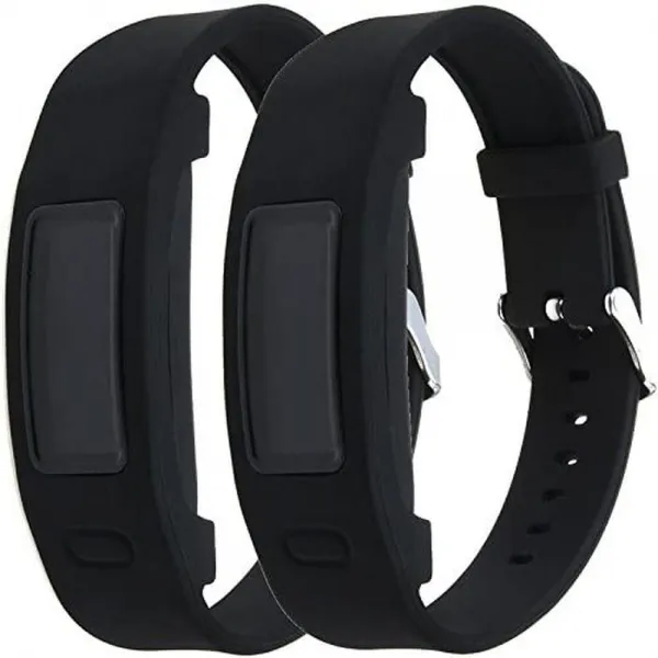 직구 Garmin Vivofit 2 용 QGHXO 밴드 Garmin Vivofit 2 활동 추적 기용 소프트 실리콘 교체 용 시계 밴드 스트랩 6.0 인치 -9.0 인치 (152m