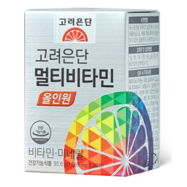 고려은단 멀티비타민 올인원 60정 1개
