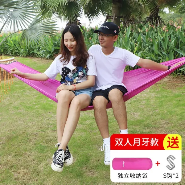 해외 캠핑침대 아이스 해먹 방측 그네뛰기 아웃도어용 2인용 그물실 내침숙소 성인아-24540, 옵션21
