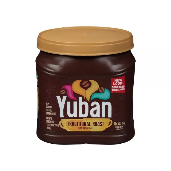 Yuban Traditional Medium Roast Ground Coffee 유반 트레디셔널 미디움 로스트 그라운드 커피879g 1통, 879g, 분쇄