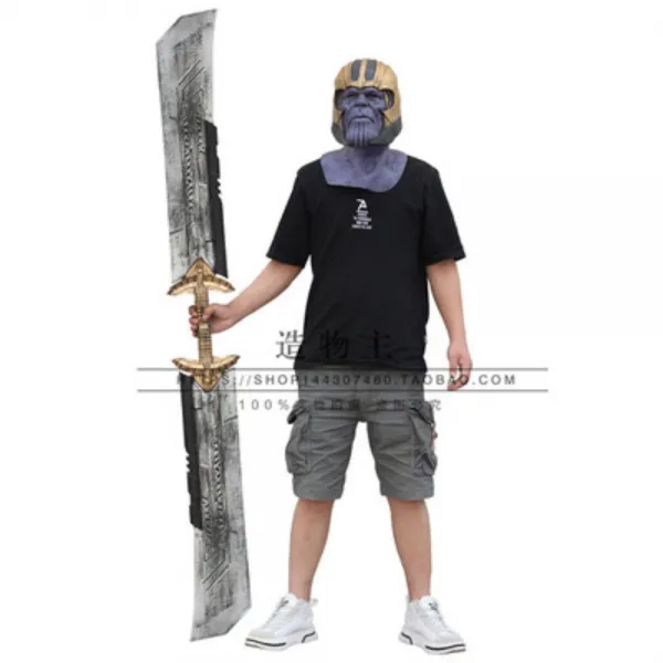 [해외직구] 타노스 칼 대형 180cm 양날검 타노스무기 파티 소품, 1개, 타노스양날검180cm