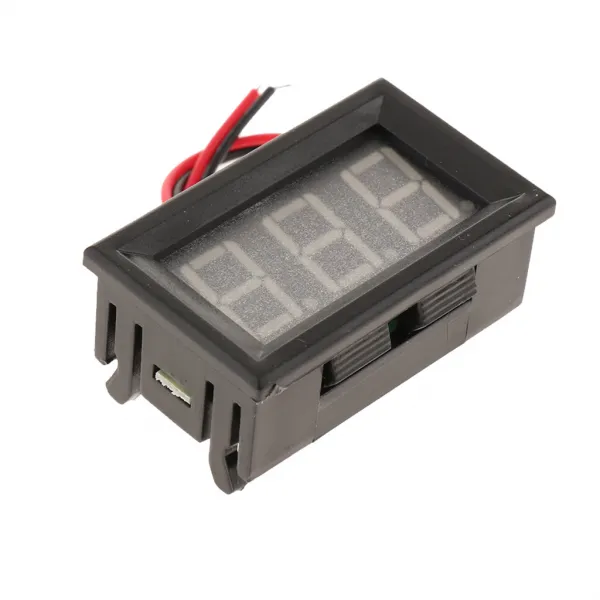 Royalways Dc 2 와이어/Led 디스플레이 3 디지털 전압 전압 패널 미터 자동차 48x29x22mm 플라스틱 녹색