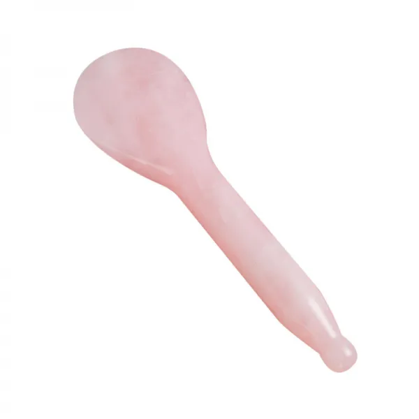 안녕하세요 장미수정 옥석 괄사도구 페이스 긁다 낯짝 경락봉 마사지 콜레라 스크래치 x2개, 장미수정 괄사 봉