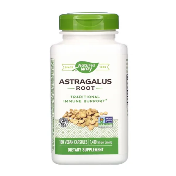 네이처스웨이 Astragalus Root 황기 뿌리 허브 복사뼈 셀룰로오스 베지캡슐 1410mg 180정