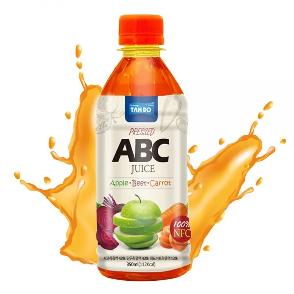 송림식품 ABC주스 350ml 4병 NFC착즙 100%원액