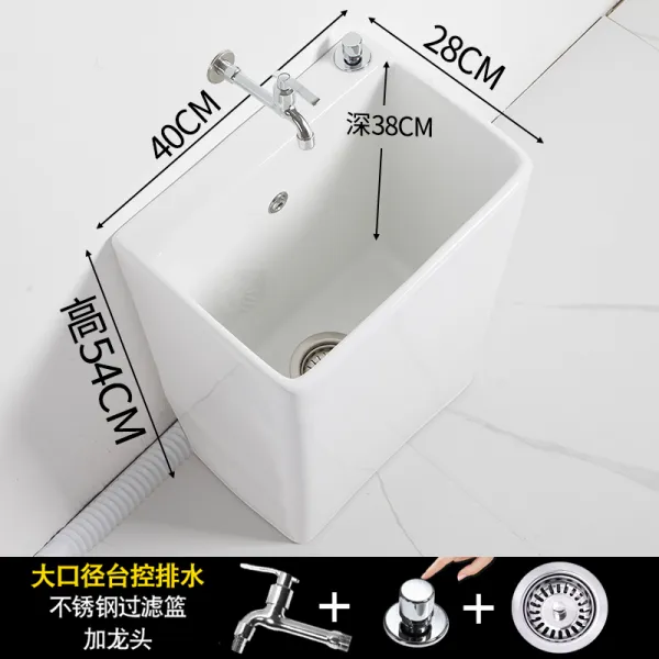 가정용걸레밀대 도자기 땅 끌다 대야 높이다 세탁 밀대걸래 화장실 베란다 대걸레못 착지 식 돈포 옆 배수조 2595264556, 154 _탁상 제어 물 접촉 가능 _