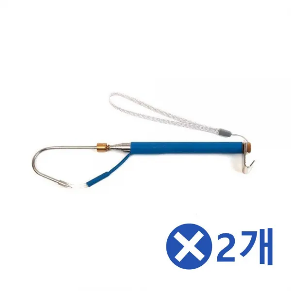W무배 낚시용 가프x2개 갈고리 물고기제압 게잡이 갸프 // 가프 작살, 1개