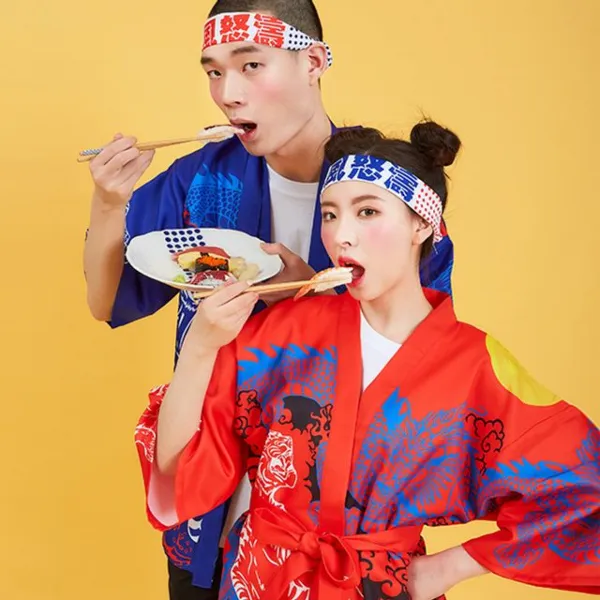 남여공용 야쿠자 코스프레 질풍노도하피가운