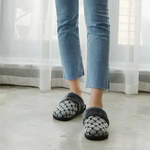 슈벨 겨울 여성 방한 여자 사무실 털슬리퍼 털신발 자일