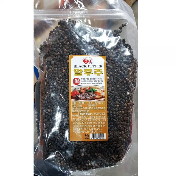 식재료 태산 홀 흑후추 500g X30 1