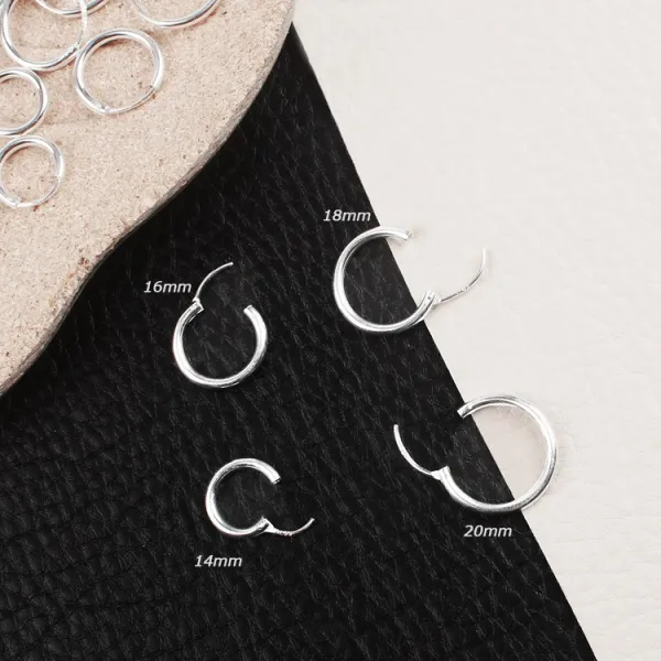 S 순 은귀 동그라미 구미 과장 굵게 귀걸이 Gd 권 드래곤 심플 오역 범 동