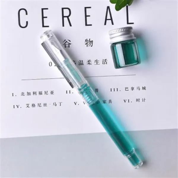 상품상세 참조 고급 만년필 Tramol 투명 시범 컬러 잉크 펜 남녀 학생용 연습 성인 홀더 파이튼 F10 000045584