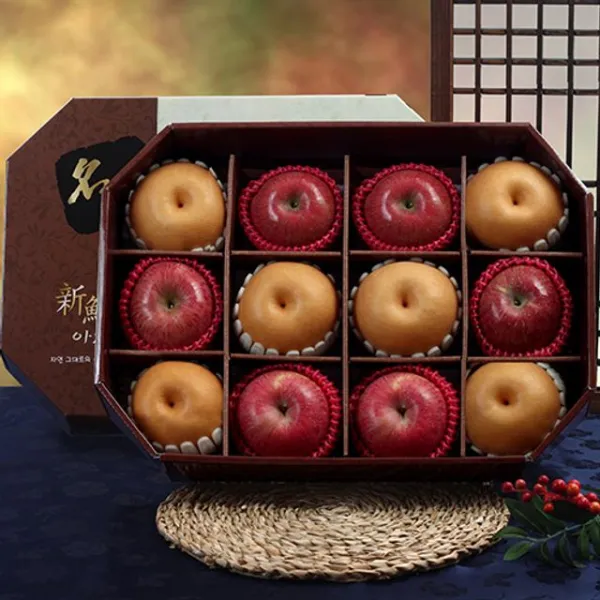 自然담음 팔각 사과배 실속 혼합세트 국내산 과일 국산 추석 농산물 배 선물 1개