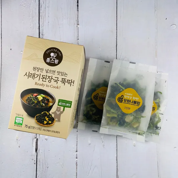 횡성 청태산농장 시래기 된장국 뚝딱 75g 6인분 1개