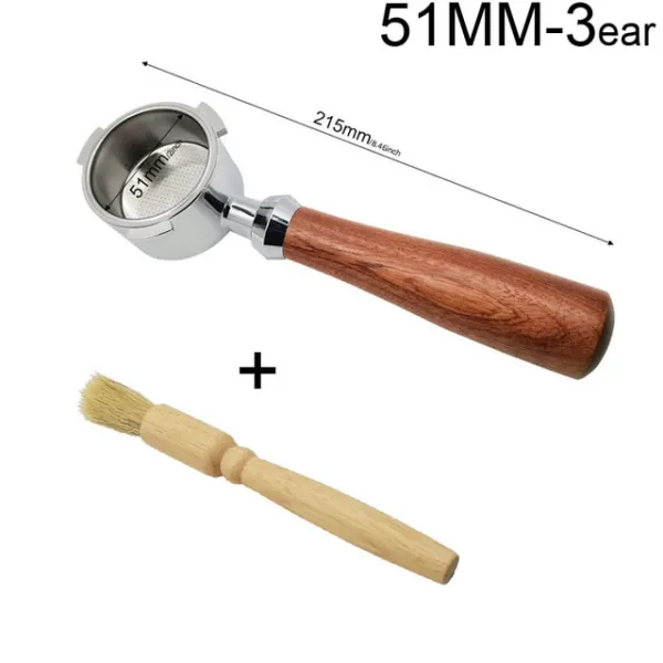 필터 51MM 교체 필터 바구니 커피 액세서리에 대한 커피 밑면 Portafilter, 02 W 3 Filter 51mm 2Pcs
