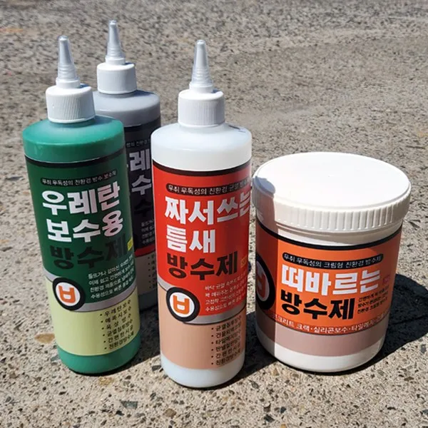 올바른 우레탄보수용 틈새 방수제 모음 균열 셀프 무취 무독성 친환경 벽돌 타일 옥상, 짜서쓰는 틈새 방수제 500ml