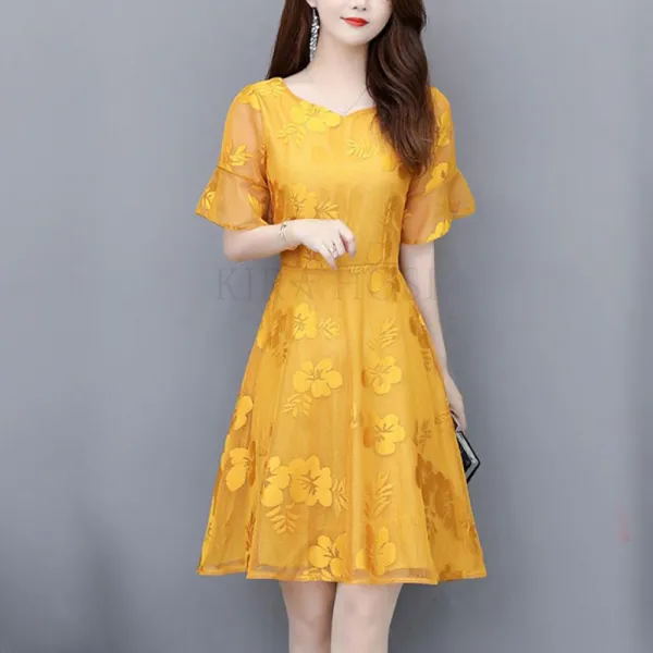 kirahosi 여름상질 여자 얇은 레이스원피스 379호 + 스마트스트랩 증정 Rp5p3l