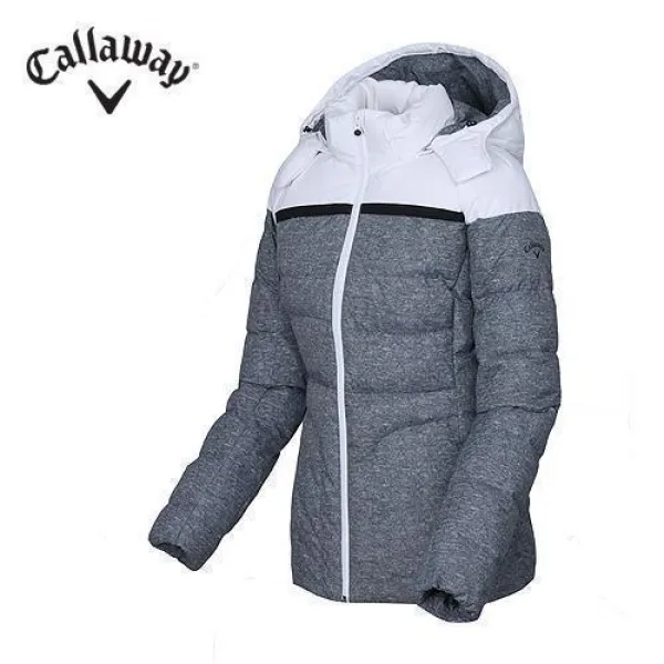  캘러웨이 여성 블록형 차이나 구스 다운 점퍼 Cwdjf8309 190 Grey