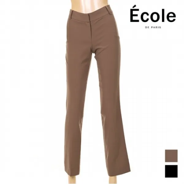 에꼴드파리 ECOLE 트리플 앞여밈 슬랙스_C6YWPA003Z