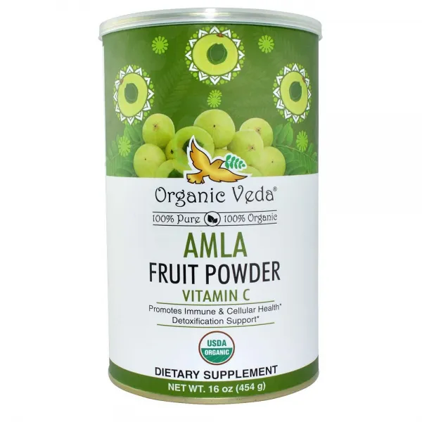 Organic Veda Amla Fruit Powder 454g 75회분