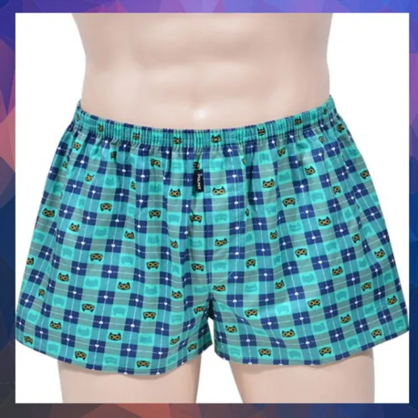 저렴_무배_ Bdh_w39107c 남자팬티 트렁크 트렁크팬티 빅사이즈팬티 빅사이즈속옷 팬티 최강_고양이패턴