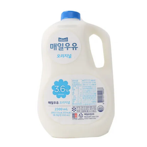 [메가마트] 매일우유 오리지널 2.3L, 1개