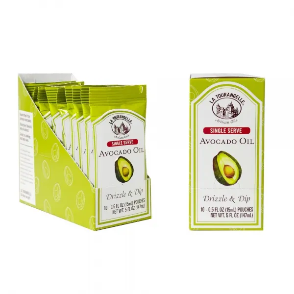 La Tourangelle Avocado Oil 0.5 Fl Oz 30 pouches 오소리기름 아보카드오일효능 소기름 게걸무씨앗기름 산루카스아보카도오일 압착유채유 태국코코넛오일, 1개, 1ml