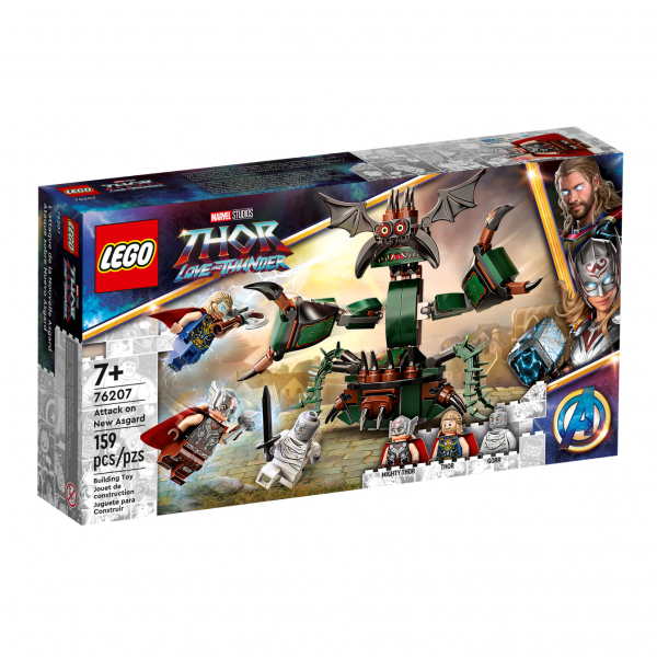 레고 76207 토르 뉴 아스가르드 공격 마블 LEGO, 혼합색상