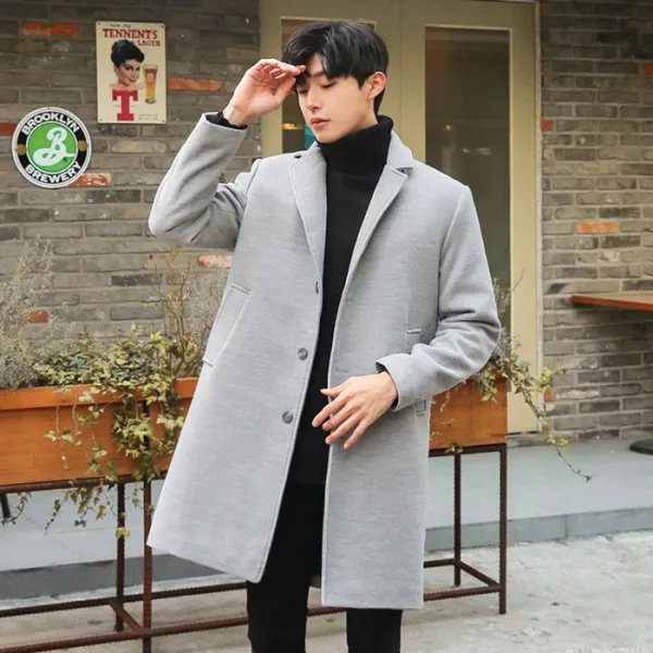 머시따 남성용 퀄리티에 반하는 모직싱글코트