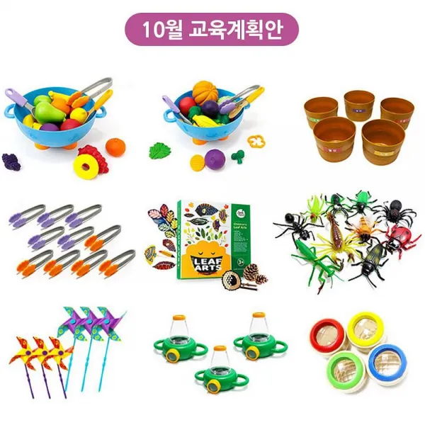 코코몰 캐스B 10월 교육계획안 가을숲과 열매 세트 전집 3-4세 창작동화